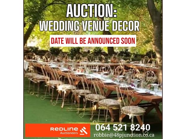 Wedding Venue Decor Auction